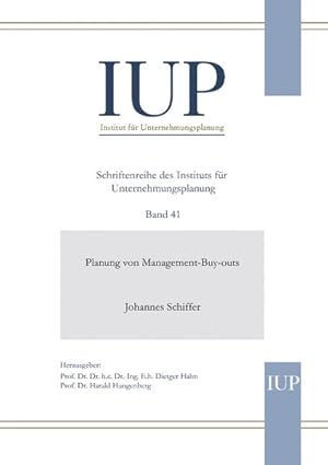 Planung von Management-Buy-outs