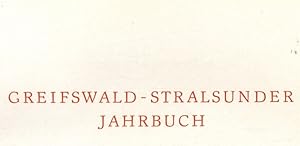 Zur Geschichte des Museums der Stadt Greifswald. GREIFSWALD-STRALSUNDER JAHRBUCH, BAND 2.