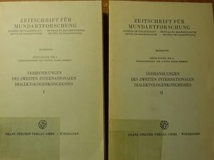 Verhandlungen des zweiten internationalen Dialektologenkongresses. Marburg/Lahn, 5.-10. Sept. 196...