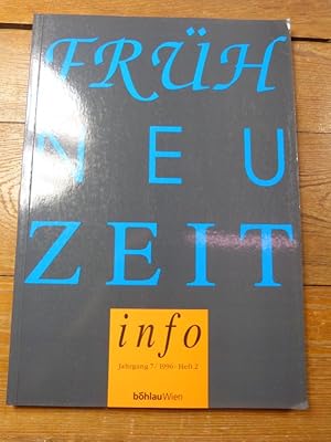 Frühneuzeit-Info. Jg. 7/1996, Heft 2.