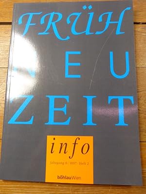 Frühneuzeit-Info. Jg. 8/1997, Heft 2.