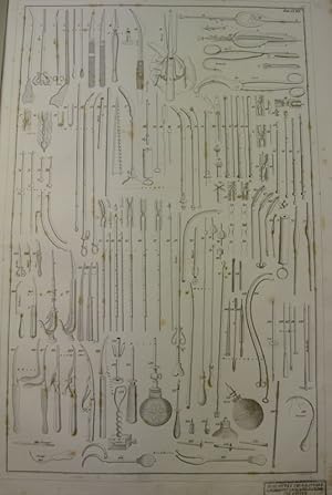 Bildtafel XXXIX: Zum Steinschnitt, zur Operation der Harnblasen-Polypen, der Stricturen und Versc...
