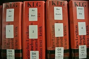 Kritisches Lexikon zur deutschsprachigen Gegenwartsliteratur (KLG). Konvolut von 20 Ordnern.