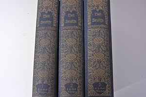 Deutsche Literaturgeschichte. 3 Bde (komplett). I: Von den Anfängen bis Herder. II: Von Goethe bi...