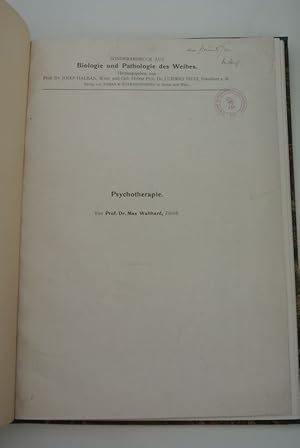 Psychotherapie (vom Verf. signiertes Exemplar) (= Sonderabdruck aus Biologie und Pathologie des W...