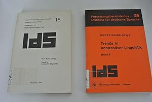 Trends in kontrastiver Linguistik. (2 Bde) (= Forschungsber. d. Inst. f. dt. Spr., Bde 16 u. 28)