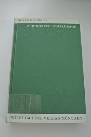 Zur Wortfelddiskussion : Untersuchungen z. Gliederung d. Wortfeldes alt, jung, neu im heutigen Fr...