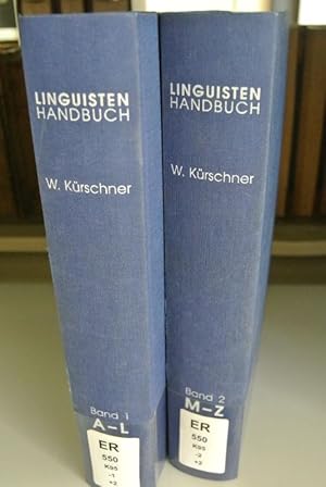 Linguisten-Handbuch. (2 Bde, komplett). Biogr. u. bibl. Daten deutschspr. Sprachwiss. d. Gegenw.