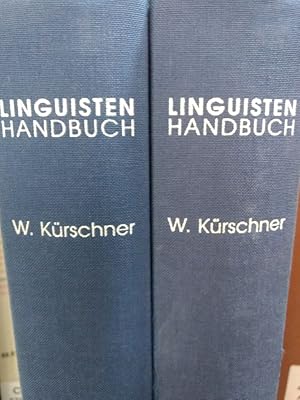 Linguisten-Handbuch. (2 Bde, komplett). Biogr. u. bibl. Daten deutschspr. Sprachwiss. d. Gegenw.