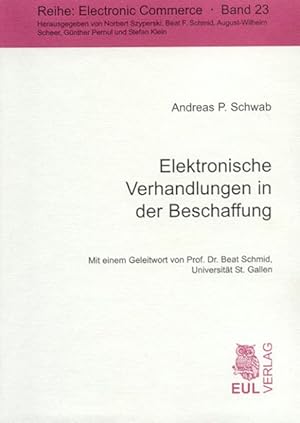 Elektronische Verhandlungen in der Beschaffung