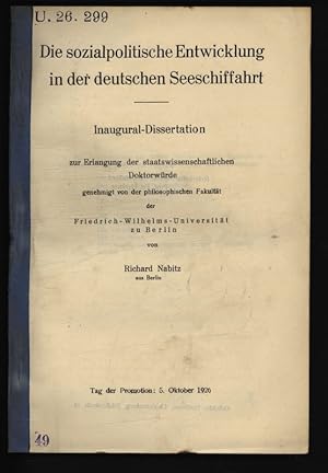 Dissertation entwicklung