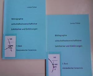 Bibliographie wirtschaftswissenschaftlicher Lehrbücher und Einführungen. Bände 1 und 2 (komplett!...