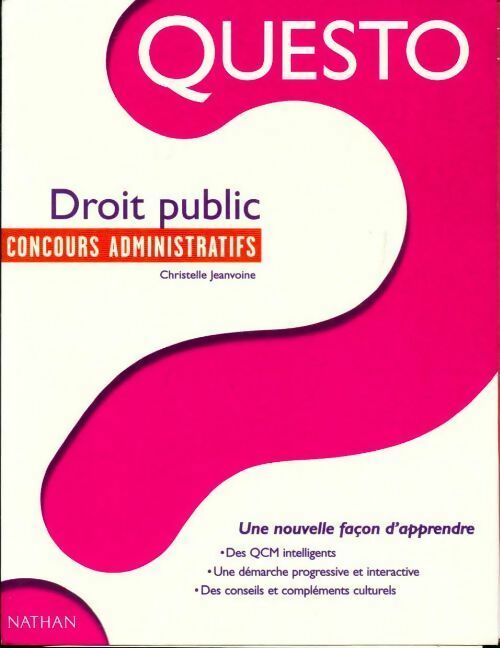 Concours administratifs droit public - Christelle Jeanvoine - Christelle Jeanvoine