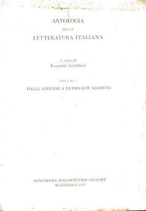 Antologia della letteratura italiana Tome I - Collectif