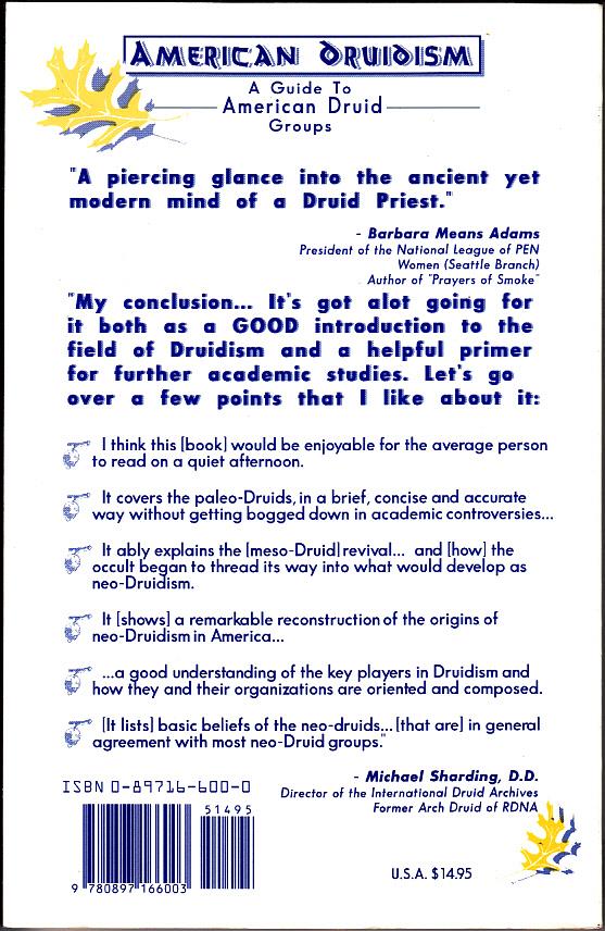 American Druidism: A Guide to American Druid