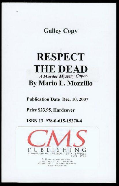 Respect the Dead - Mozzillo, Mario L.