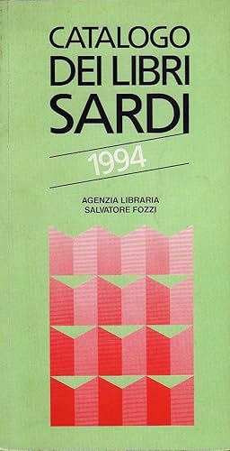 Catalogo dei libri sardi 1994