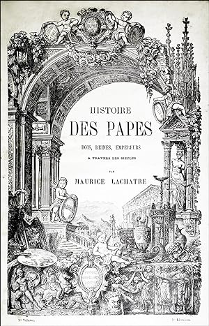 Histoire des Papes - Mystères d'iniquités de la cour de Rome - crimes, meurtres, empoisonnements,...