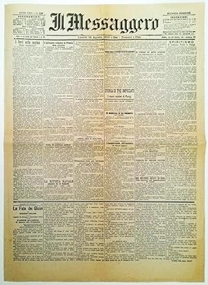 Il Messaggero - Anno XXIV - n. 229- Lunedi 18 Agosto 1902