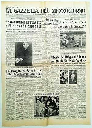La Gazzetta del Mezzogiorno. La Gazzetta di Puglia - Corriere delle Puglie - Anno LXXII - n. 103 ...