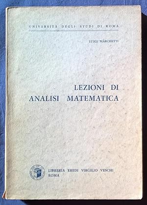 Lezioni di analisi matematica.