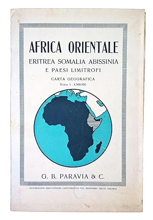 Africa Orientale (Eritrea, Abissinia, Somalia e Paesi limitrofi) - Scala 1:4.500.000.