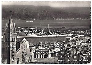 Messina - Panorama del porto.