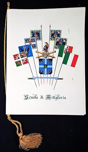 Calendario militare - Scuola di Artiglieria - Esercito Italiano - 1970.