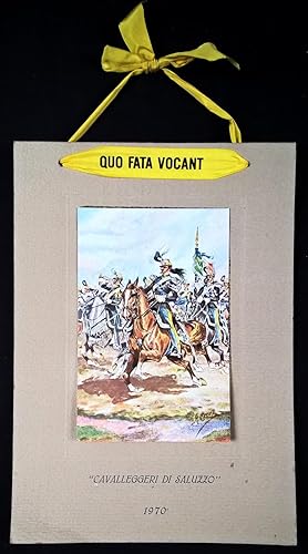 Calendario militare - Cavalleggeri di Saluzzo - Esercito Italiano - 1981.