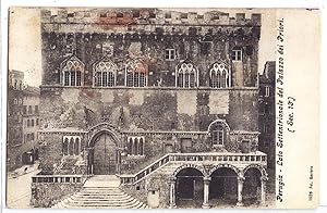 Perugia - Lato settentrionale del Palazzo dei Priori (sec. 13°).