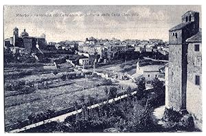 Viterbo - Panorama col Campanile di S. Maria della Cella (Sec. VIII).