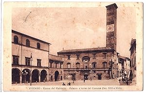 Viterbo - Piazza del Plebiscito - Palazzo e torre del Comune (sec. XIII e XVII).