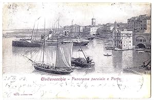 Civitavecchia - Panorama parziale e Porto.