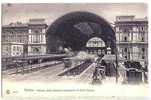 Torino - Interno della stazione ferroviaria di Porta Nuova.