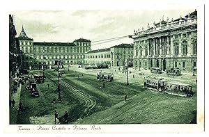 Torino - Piazza Castello e Palazzo Reale.