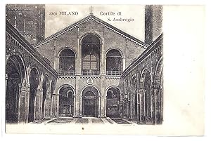 Milano - Cortile di S. Ambrogio.