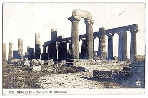 Girgenti (Agrigento) - Tempio di Giunone.