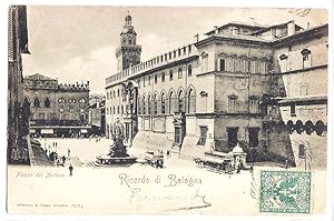 Ricordo di Bologna - Piazza del Nettuno.