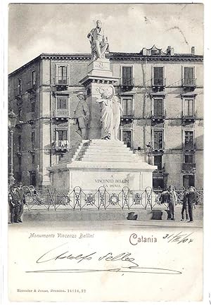 Catania - Monumento Vincenzo Bellini.