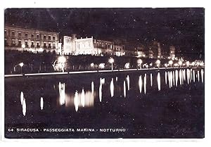 Siracusa - Passeggiata marina - Notturno.