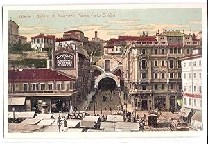 Trieste - Galleria di Montuzza, Piazza Carlo Goldini [Goldoni].