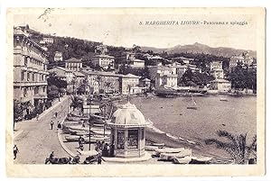 S. Margherita Ligure (Genova) - Panorama e spiaggia.