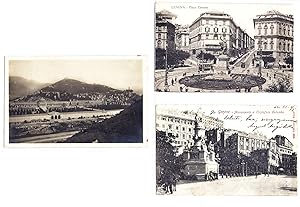 Genova - Lotto di 7 cartoline.