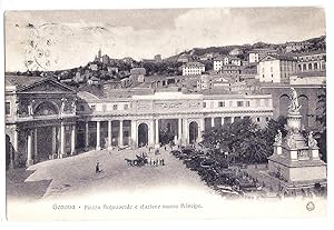 Genova - Piazza Acquaverde e stazione nuova Principe.