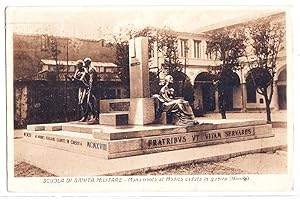 Firenze - Scuola di Sanità Militare - Monumento al medico caduto in guerra.