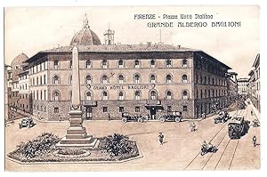 Firenze - Piazza Unità Italiana - Grande Albergo Baglioni.