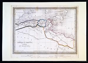 Afrique propre, Numidie et Mauritanie.