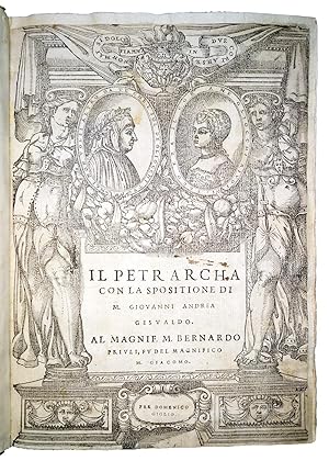 Il Petrarcha con la spositione di M. Giovanni Andrea Gesualdo.