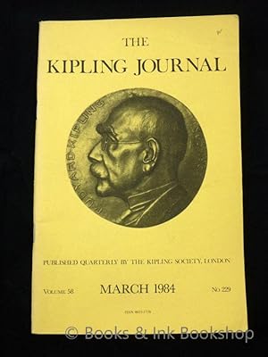 The Kipling Journal, Volume 58 March 1984, No. 229