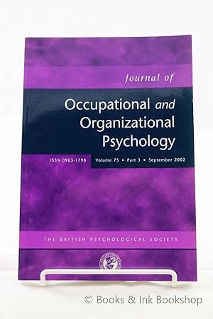 Journal of Occupational and Organizational Psychology: Volume 75, Part 3, September 2002